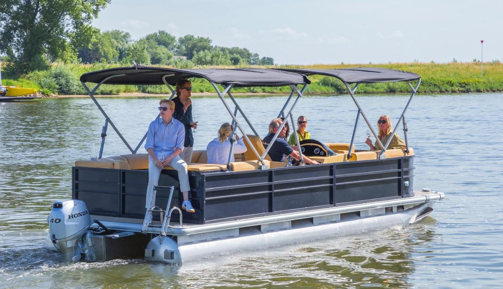 Houseboats Mookerplas Met Dakterras Middelaar 외부 사진